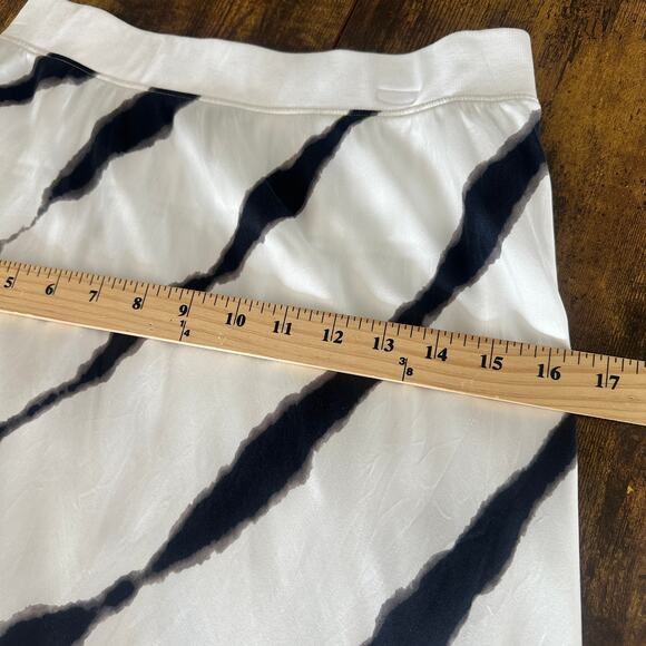 ATM Anthony Thomas Melillo skirt Tie-dye Silk Charmuese Stripe Slip - Picture 6 of 9